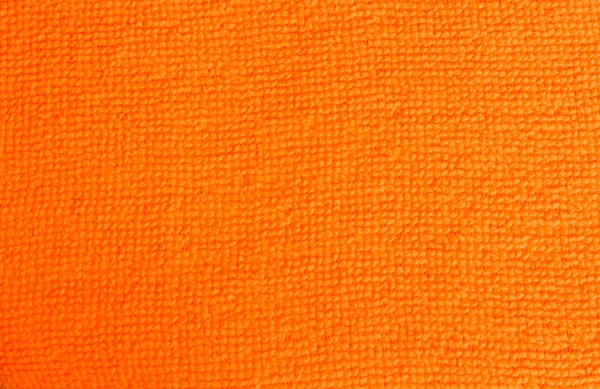 Matériel de tissu terrycloth orange — Photo