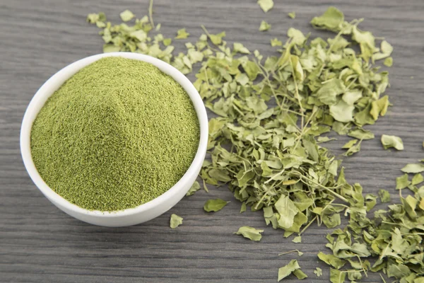 Moringa por - gyógynövény. — Stock Fotó