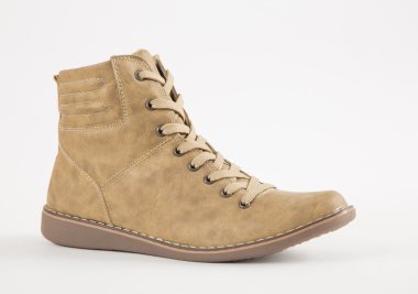 Nötr arka plan üzerinde izole kadın ayakkabı