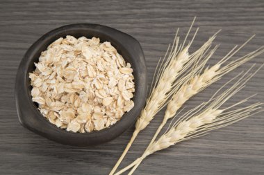 eski yönetim kurulu yulaf gevreği. gıda kavramı.