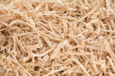 Talaş ve odun talaşı yığını