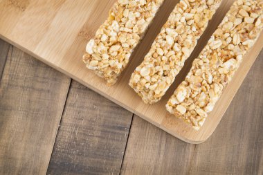 Ahşap arka plan barlarda tahıl