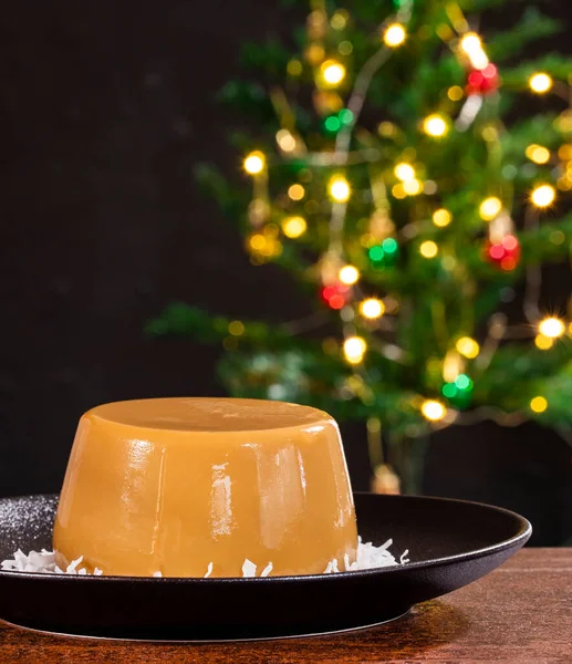 Traditionelles Kolumbianisches Essen Von Natilla Weihnachtsstimmung — Stockfoto