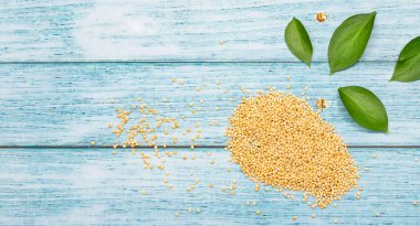 Organik beyaz darı tohumları - Sağlıklı yiyecekler