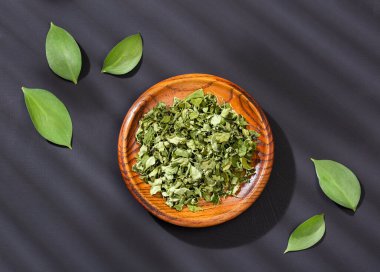 Organic dried moringa leaves - Moringa oleifera clipart