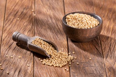 Organik beyaz darı tohumları - Sağlıklı yiyecekler