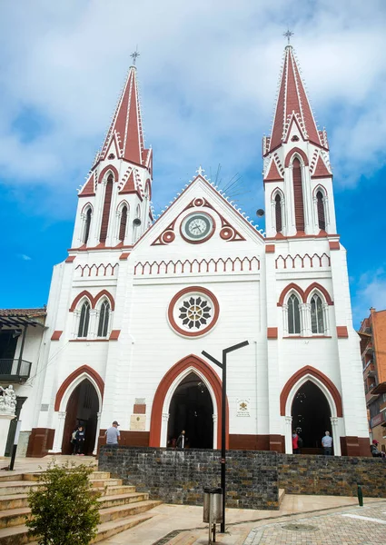 Ceja Antioquia Colombia Juni 2021 Mindre Basilika Vår Fru Carmen — Stockfoto