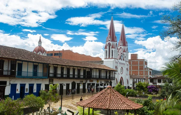Ceja Antioquia Colombia June 2021 Minor Basilica Our Lady Carmen — Stock Photo, Image