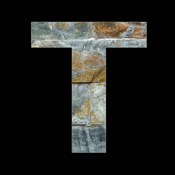 アルファベット文字T ロシアの石の背景 — ストック写真