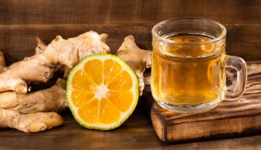 Zencefilli limon kökü çayı - Zingiber officinale