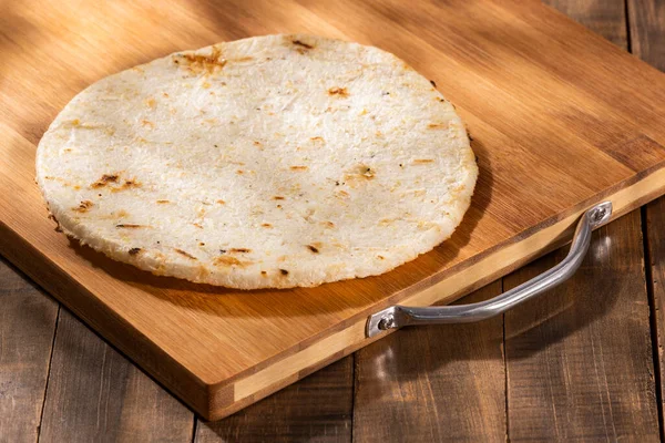 Arepa Van Gemalen Maïs Traditionele Colombiaanse Gerechten — Stockfoto