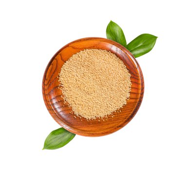 Amaranthus - Ahşap kasede Amaranth tohumları. Sağlıklı yemek.