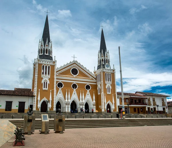 Abejorral Antioquia Colombia Parish Nuestra Senora Del Carmen Church Catholic — Stock Photo, Image