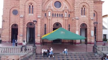 Yolombo, Antioquia, Kolombiya. 19 Ekim 2025. San Lorenzo Kilisesi, Katolik Kilisesi.