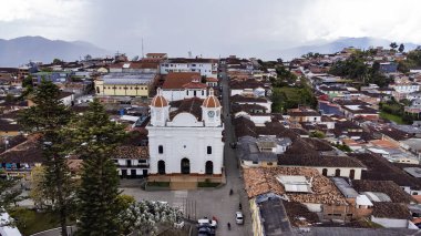 Aguadas, Caldas, Kolombiya. 5 Ekim 2025. Temiz Gebelik Cemaati, Katolik Kilisesi