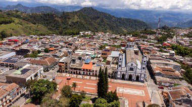 Riosucio, Caldas, Kolombiya. 7 Ekim 2025. Bayan Candelaria Parish Kolombiyalı bir Katolik kilisesidir.