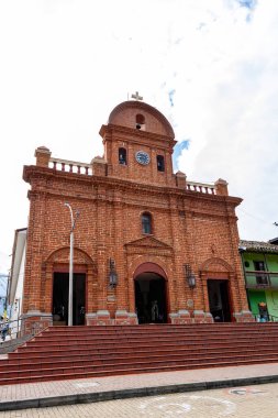 San Jeronimo, Antioquia, Kolombiya. 25 Ocak 2026. Candelaria Kilisesi 'nin Leydisi, Katolik Kilisesi..