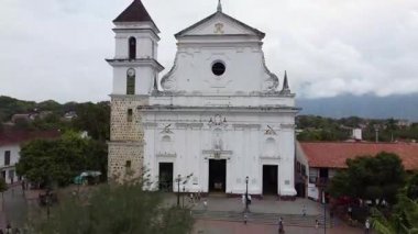 Santa Fe de Antioquia, Kolombiya. 15 Şubat 2026. Metropolitan Katedrali Kutsal Gebelik Bazilikası, bir Katolik kilisesi..
