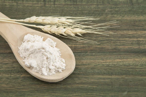 Farina di grano bianco, fine e deliziosa — Foto Stock