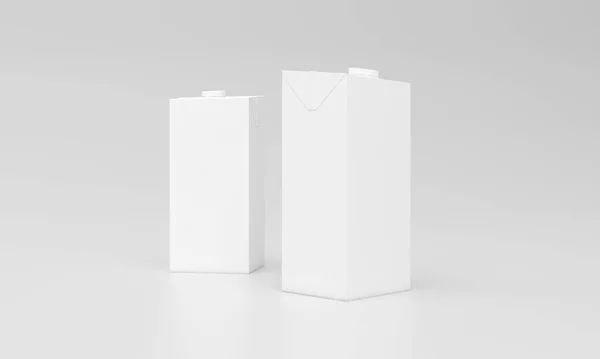 Melkepakning Pakningspakke Design Gjengitt – stockfoto