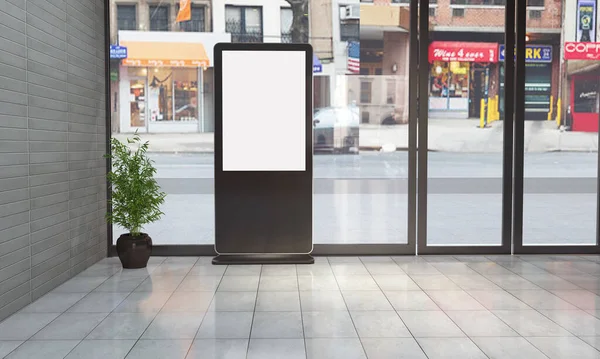 Totem Och Kiosk Digital Signage Utsmält — Stockfoto