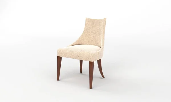 Chair Side View Furniture Rendering — Stock Photo, Image