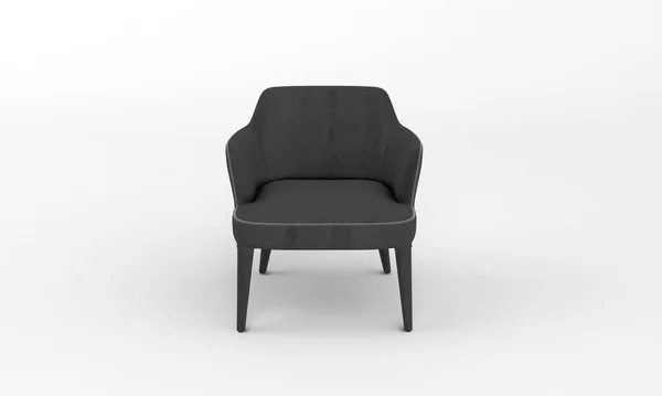 Chair Front View Furniture Rendering — Stock Photo, Image