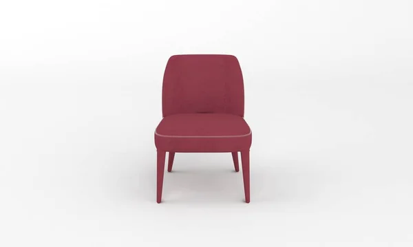 Stuhl Frontansicht Möbel Rendering — Stockfoto
