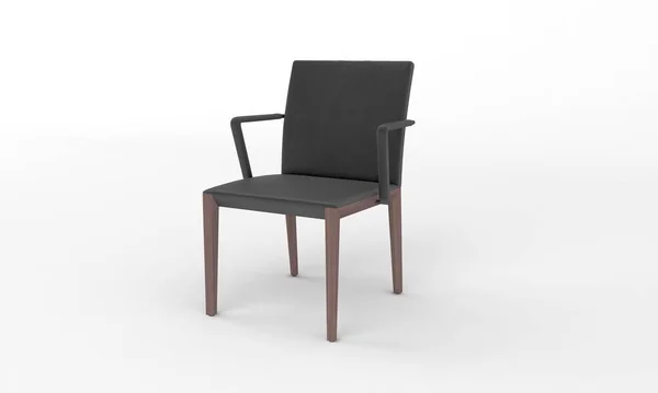 Chair Side View Furniture Rendering — Stock Photo, Image