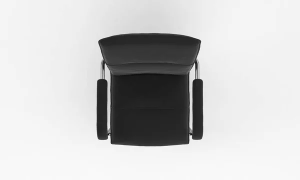 椅子顶视图家具3D渲染 — 图库照片