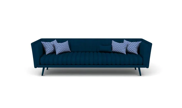 Sofa Ansicht Möbel Rendering — Stockfoto