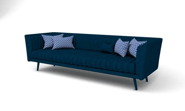 Sofa Ansicht Möbel Rendering — Stockfoto