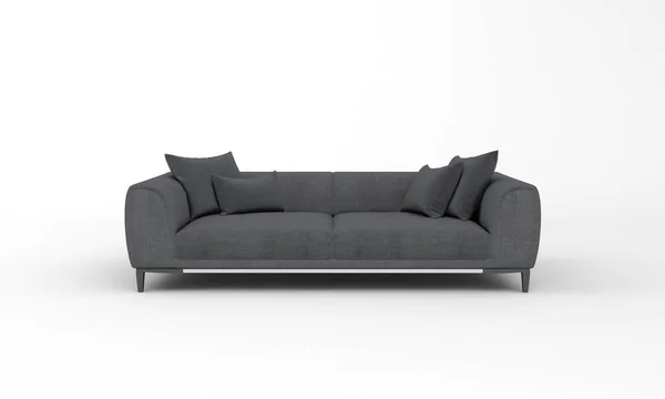 Sofa Ansicht Möbel Rendering — Stockfoto