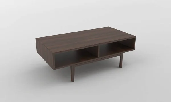 Center Coffee Table Furniture Rendering — Stock Photo, Image