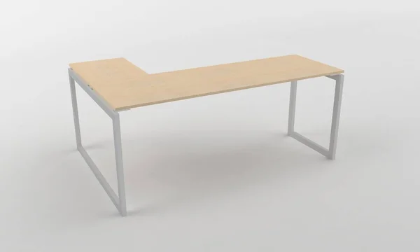 Office Table Disk Möbel Rendering — Stockfoto