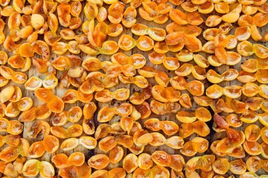 Kurutulmuş Portakal Kayısı Arkaplanı