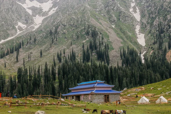 Kumrat Valley Jazz Banda Beautiful Landscape Mountains — стокове фото