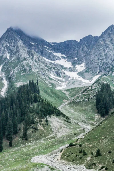 Kumrat Valley Piękny Jazz Banda Krajobraz Góry View — Zdjęcie stockowe
