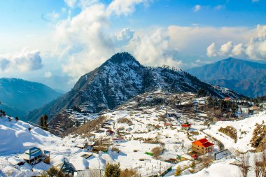 Malam Jabba and Kalam Swat Scenery Landscape clipart