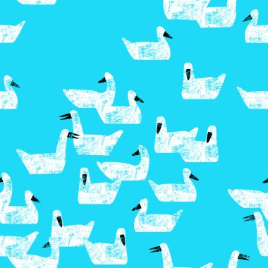 Ördek havuzu üzerinde.