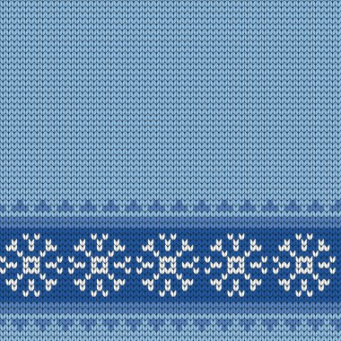 Örme kış seamless modeli