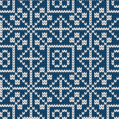 Norveç tarzı örme seamless modeli