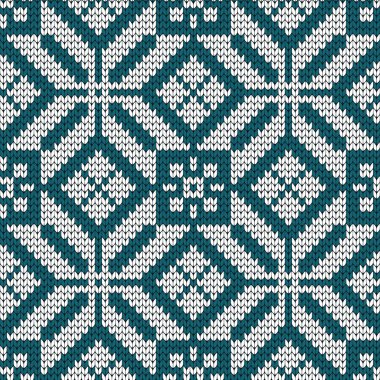 Norveç tarzı örme seamless modeli