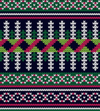 Örme seamless modeli ateş Adası