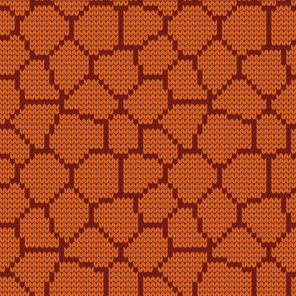 Peau de girafe tricotée sans couture — Image vectorielle