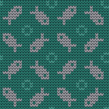 Örme seamless modeli balıklar