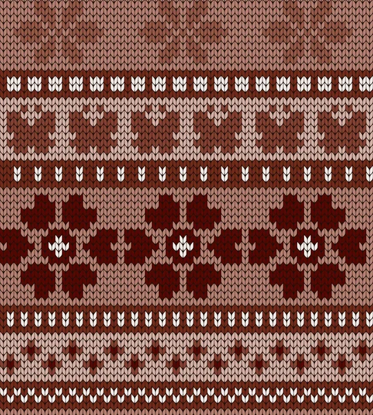 Mélange de fleurs tricoté sans couture — Image vectorielle