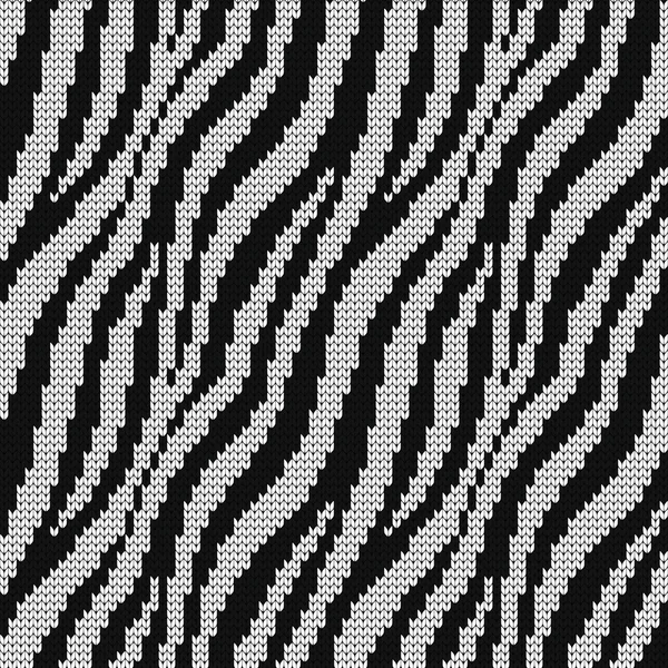 Zebrafell mit nahtlosem Muster — Stockvektor