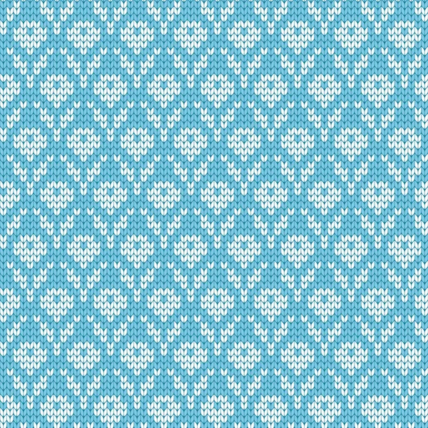 Motif tricoté sans couture petits crocus — Image vectorielle