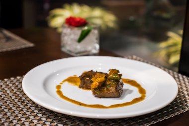 ızgara sığır eti plaka